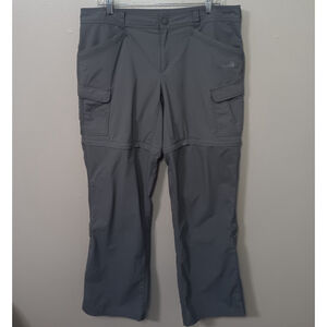 The North Face Paramount II Convertible Women's 14 Hiking Pants Gray Nylon